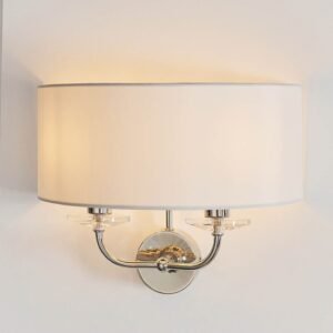 Cindy Silver 2 Light Wall Lamp