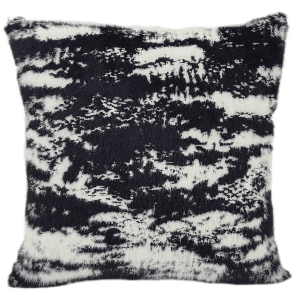 Comallo Faux Monochrome Neutral Two-Toned Cushion - 43x43cm