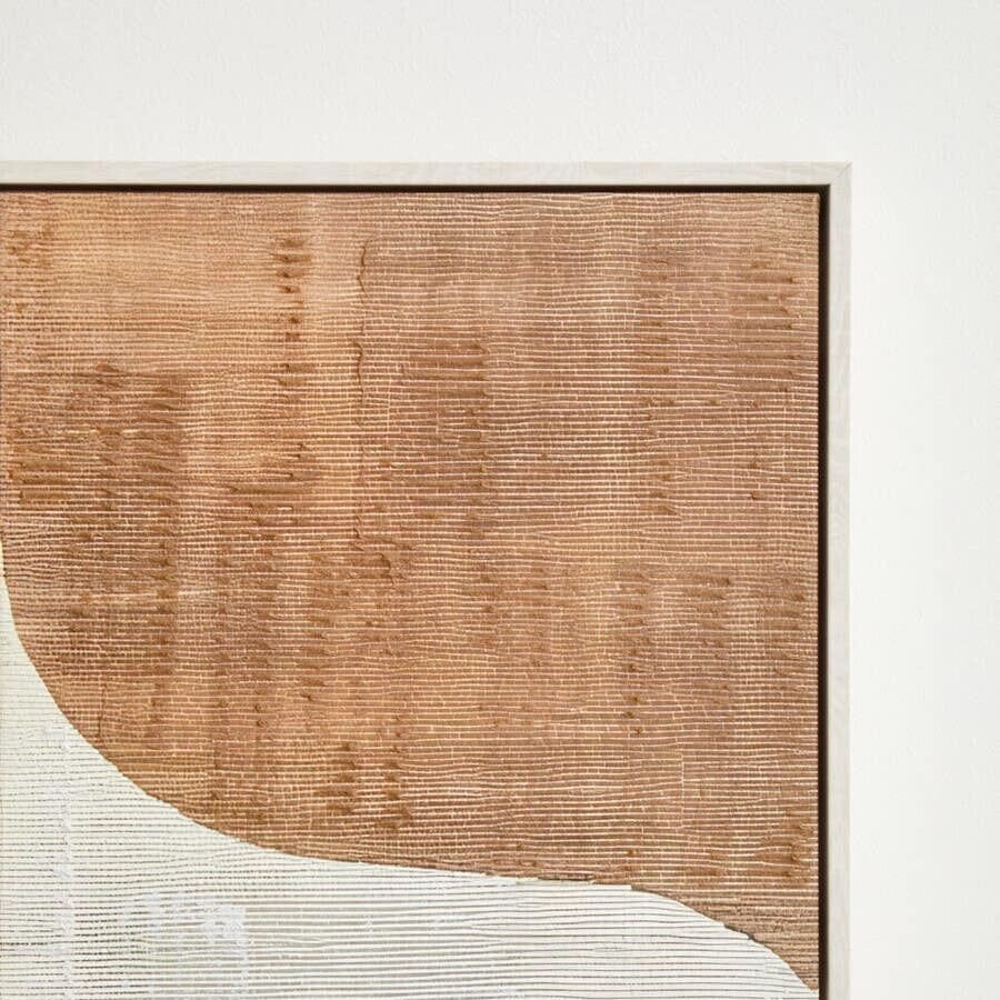 Compti Neutral Textured Canvas Wall Art