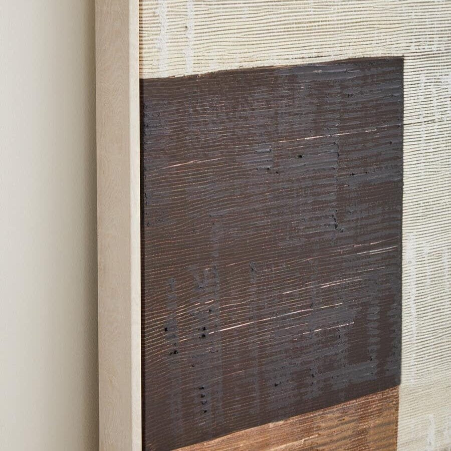 Compti Neutral Textured Canvas Wall Art
