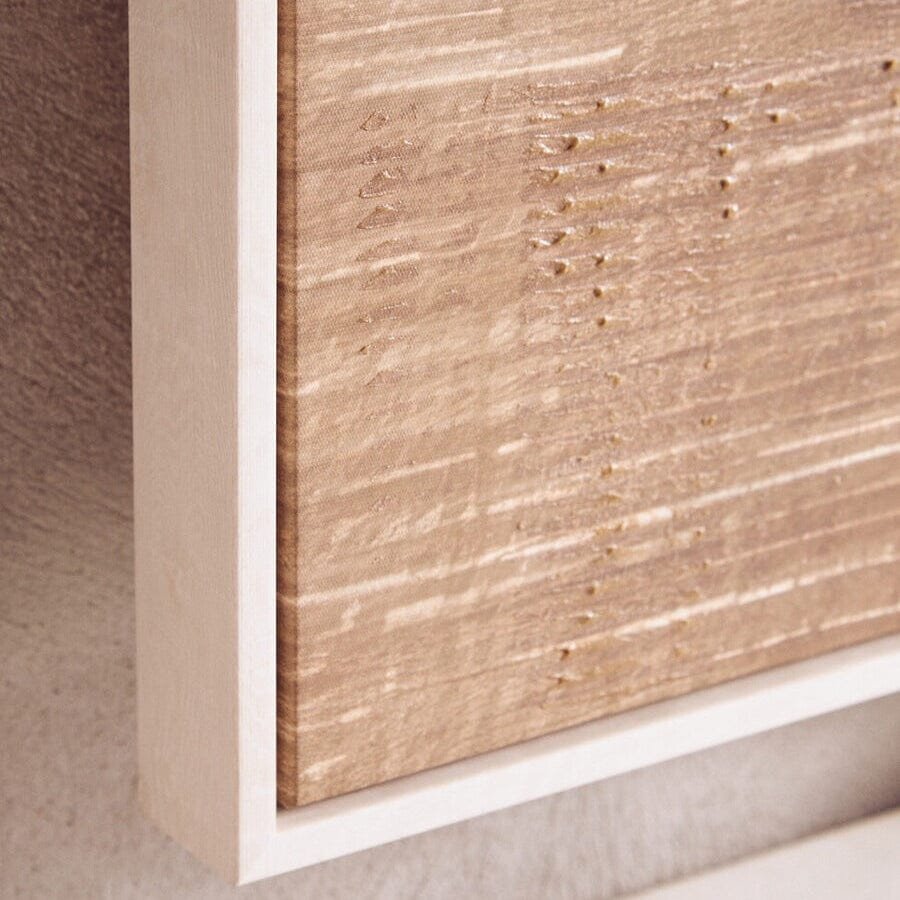 Compti Neutral Textured Canvas Wall Art