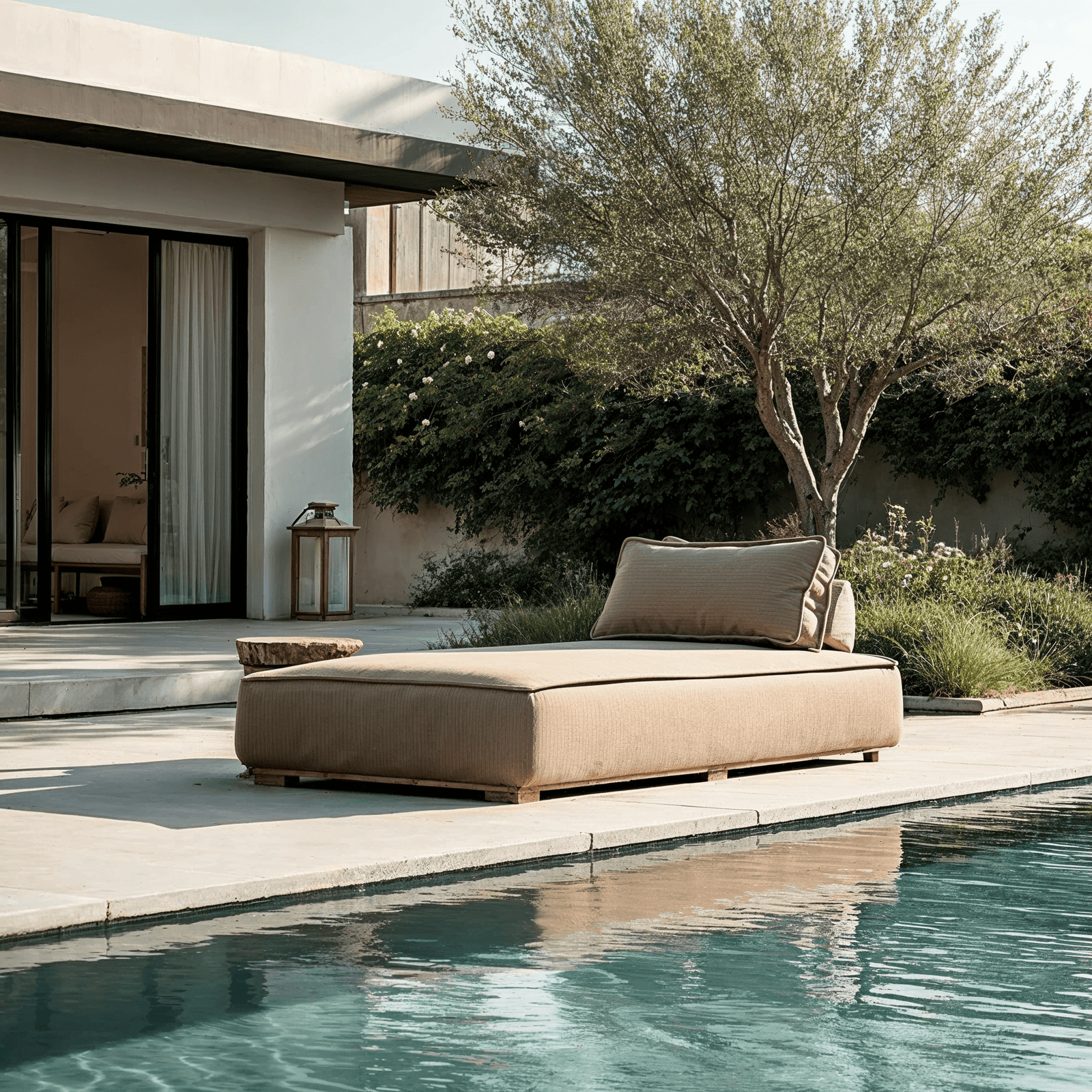Cusco Taupe Outdoor Daybed