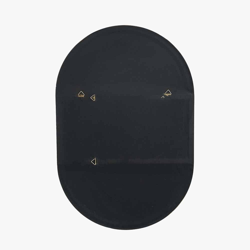 Dakota Gold Metal Oval Wall Mirror