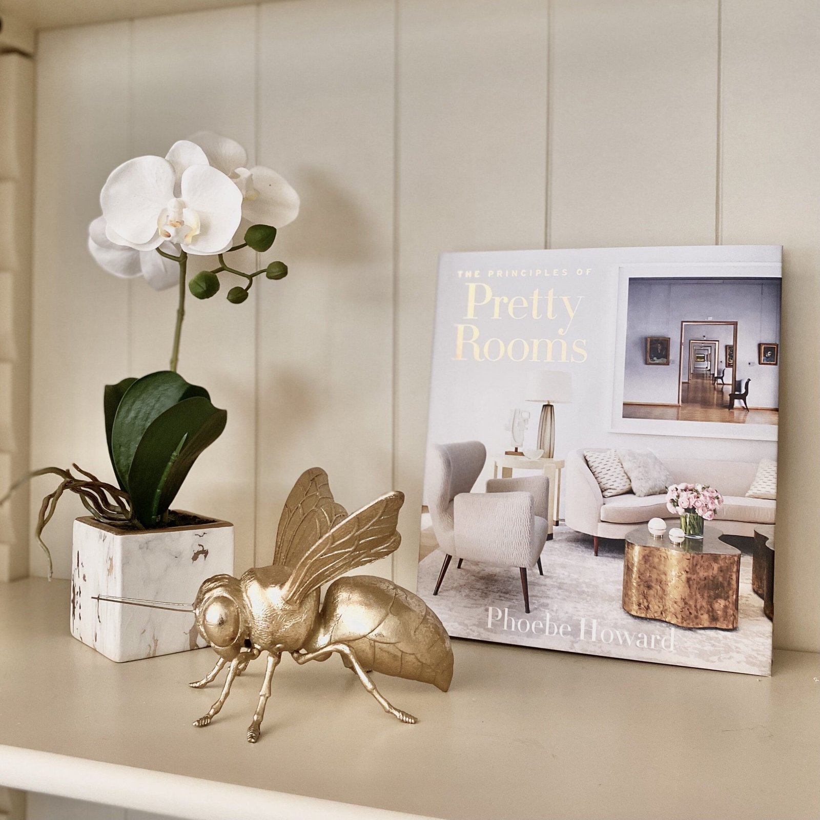 Decorative Gold Bee Ornament