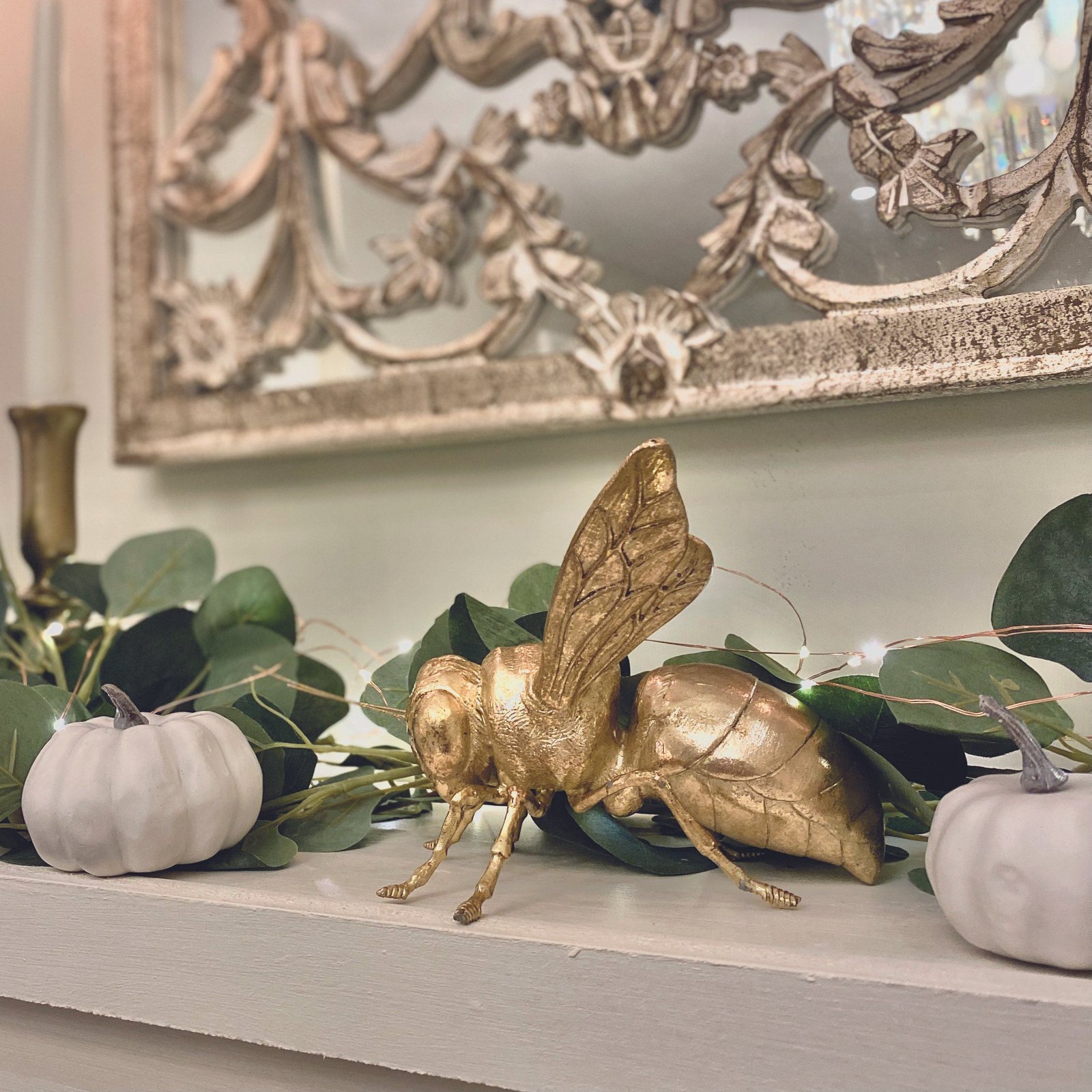 Decorative Gold Bee Ornament