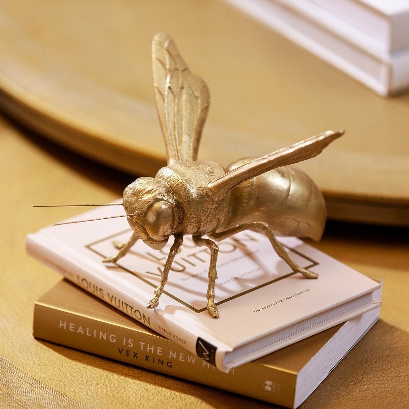 Decorative Gold Bee Ornament