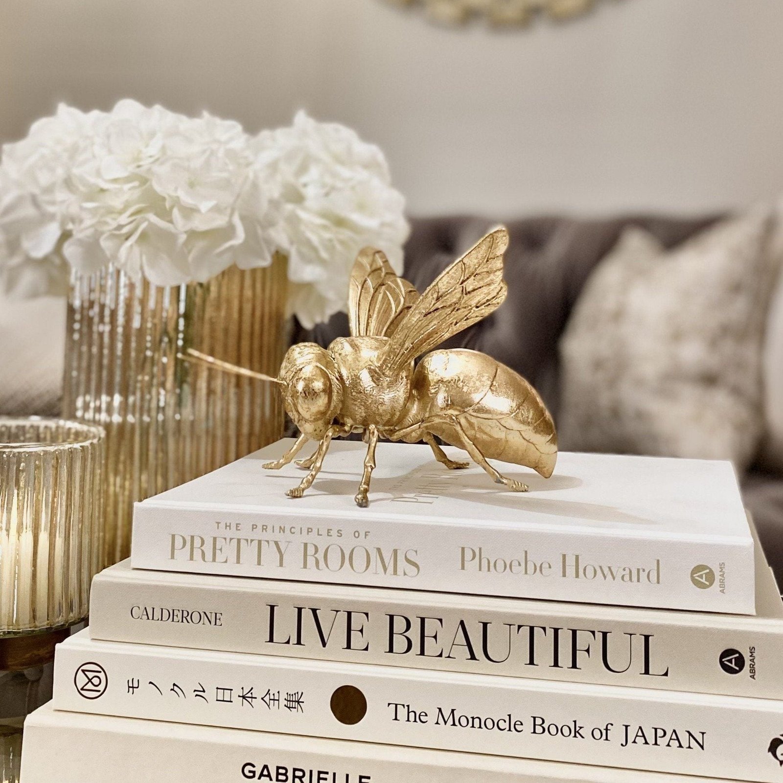 Decorative Gold Bee Ornament