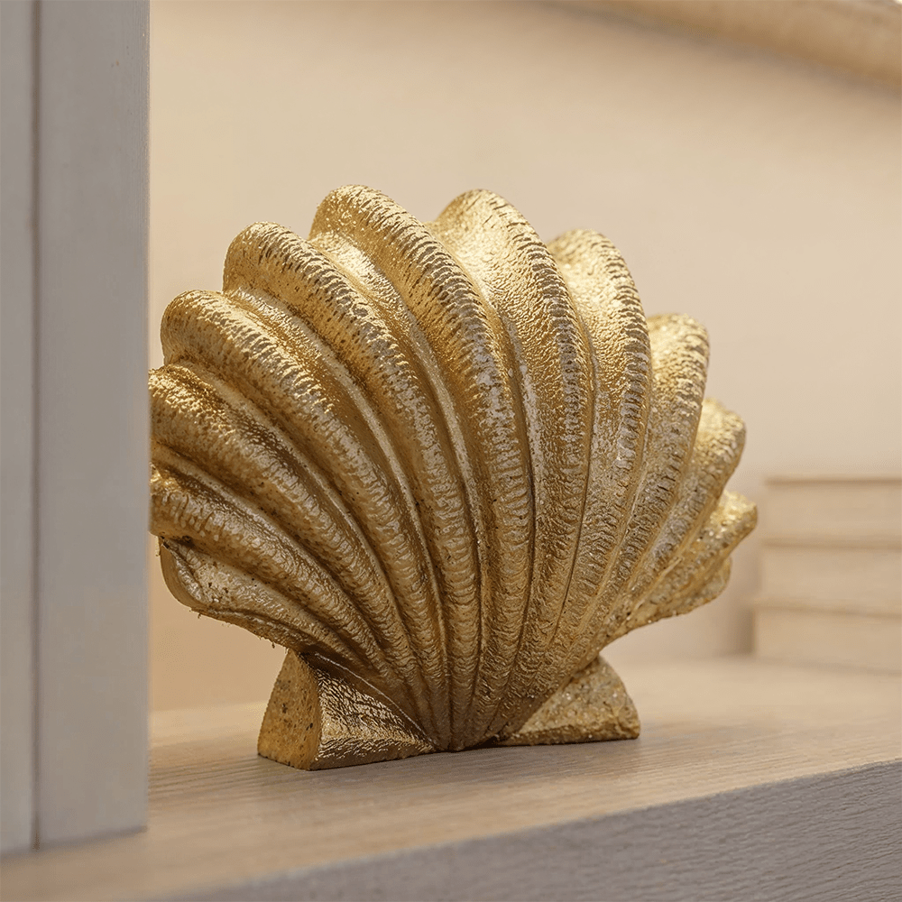 Decorative Gold Shell Ornament