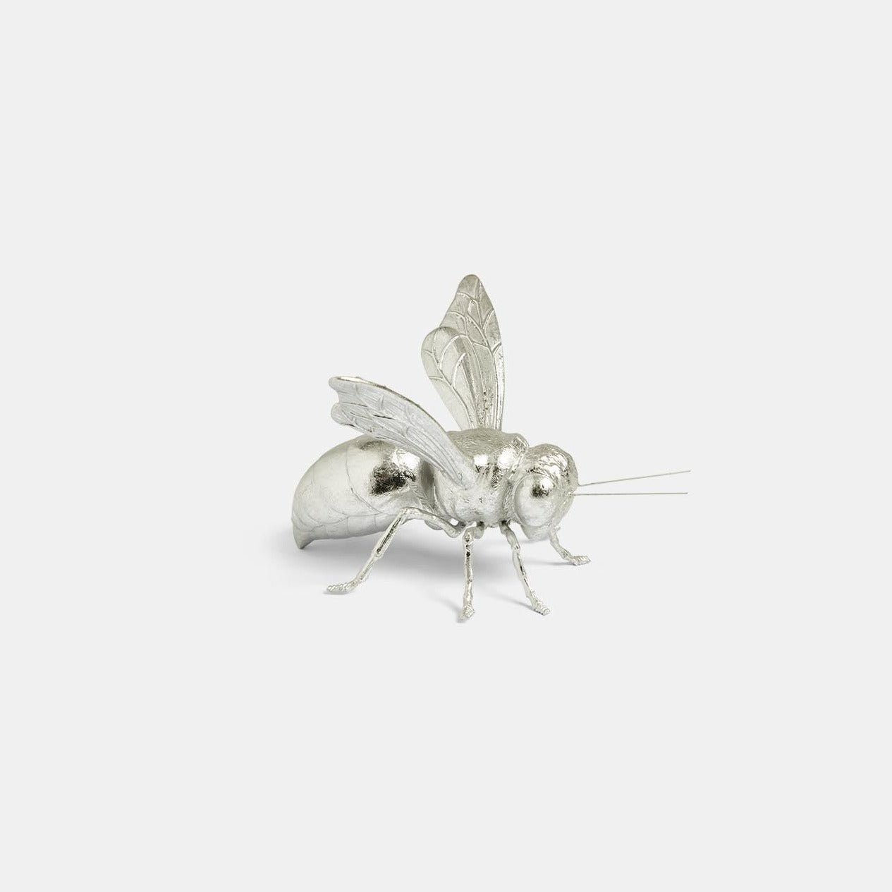 Decorative Silver Bee Ornament