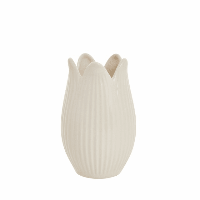 Diana Mini Cream Glazed Decorative Vase