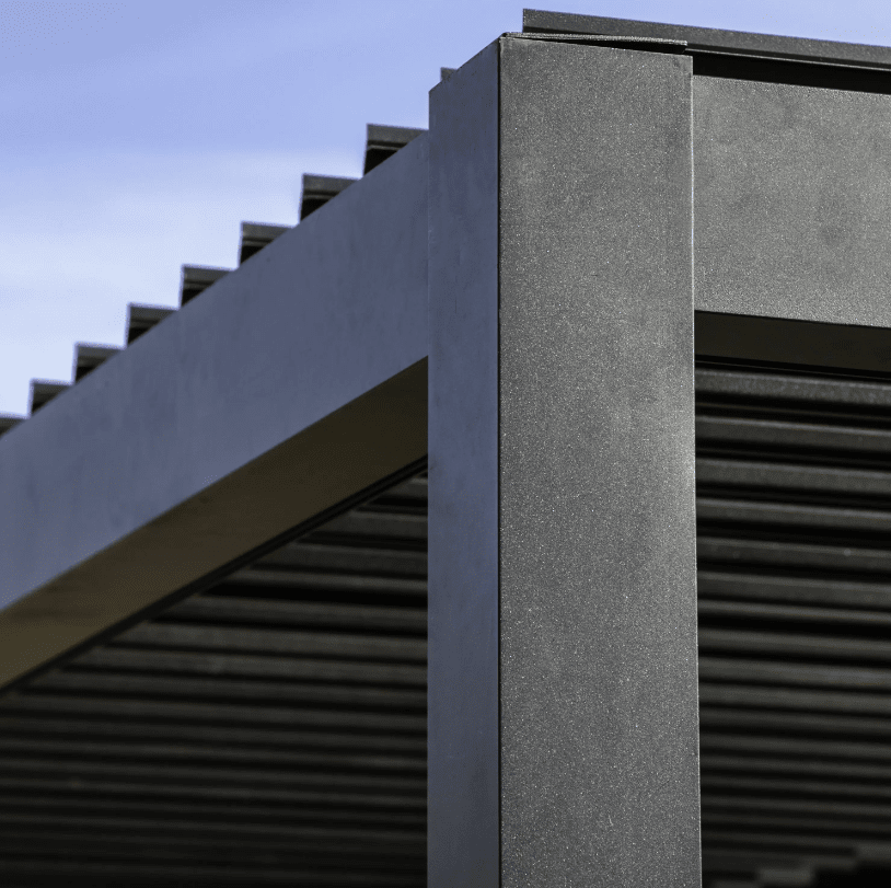 Dubrovnik Black Outdoor Aluminium Pergola