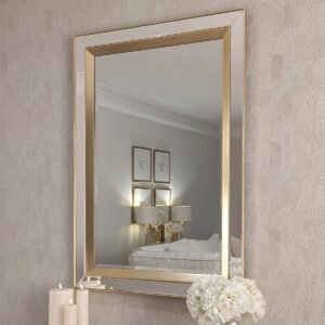 Eloise Gold Framed Rectangular Wall Mirror