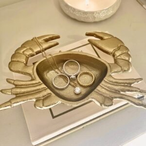 Elvyn Gold Crab Trinket Dish