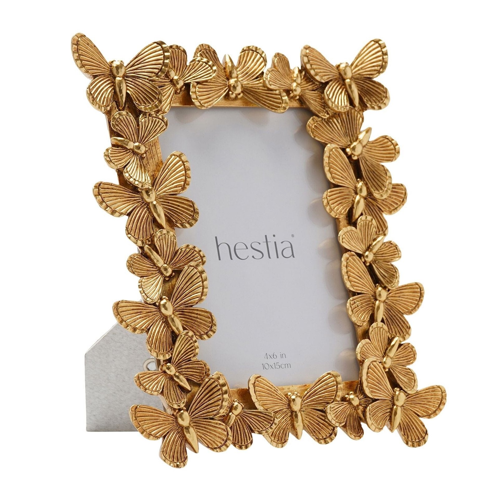 Elysia Gold 3D Butterfly Photo Frame- 4x6"