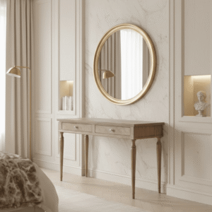 Elysium Natural Wood 2 Drawer Dressing Table