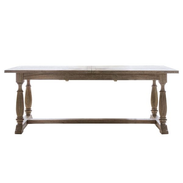 Elysium Natural Wood Extending Rectangular Dining Table