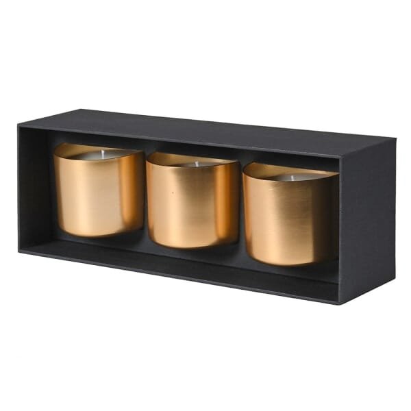 Epiphany Set of 3 Mini Gold Candles