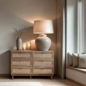 Ethis Natural Rattan 6 Drawer Chest
