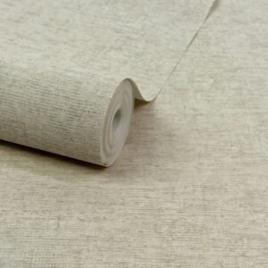 Fargo Cream Woven Textured Wallpaper