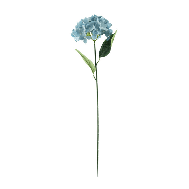 Faux Blue Hydrangea Single Stem Floral