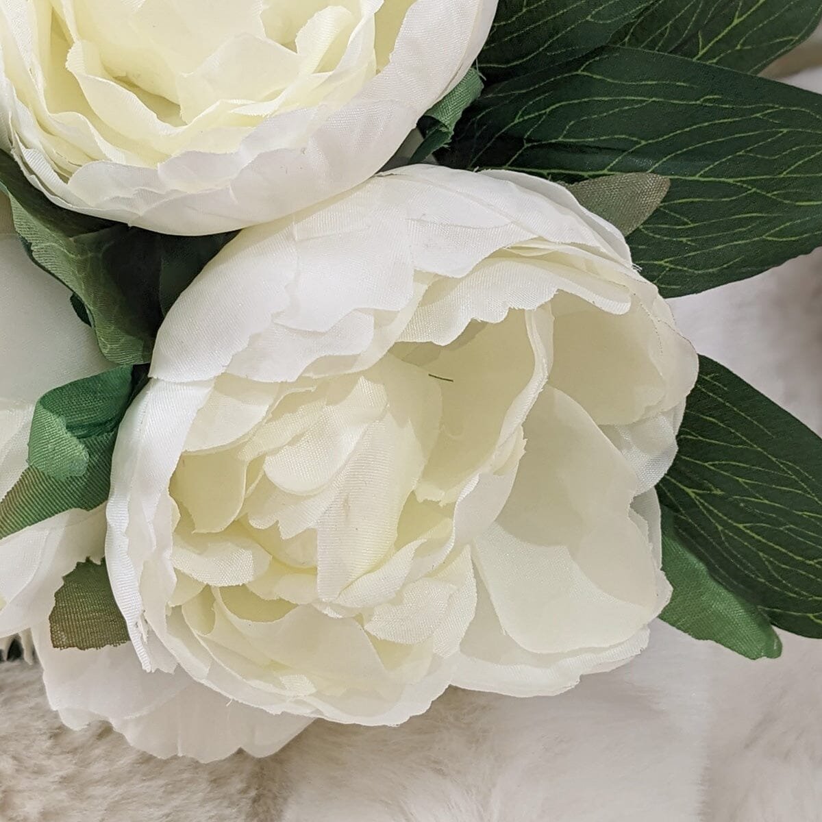 Faux Cream Peony Bunch of Florals