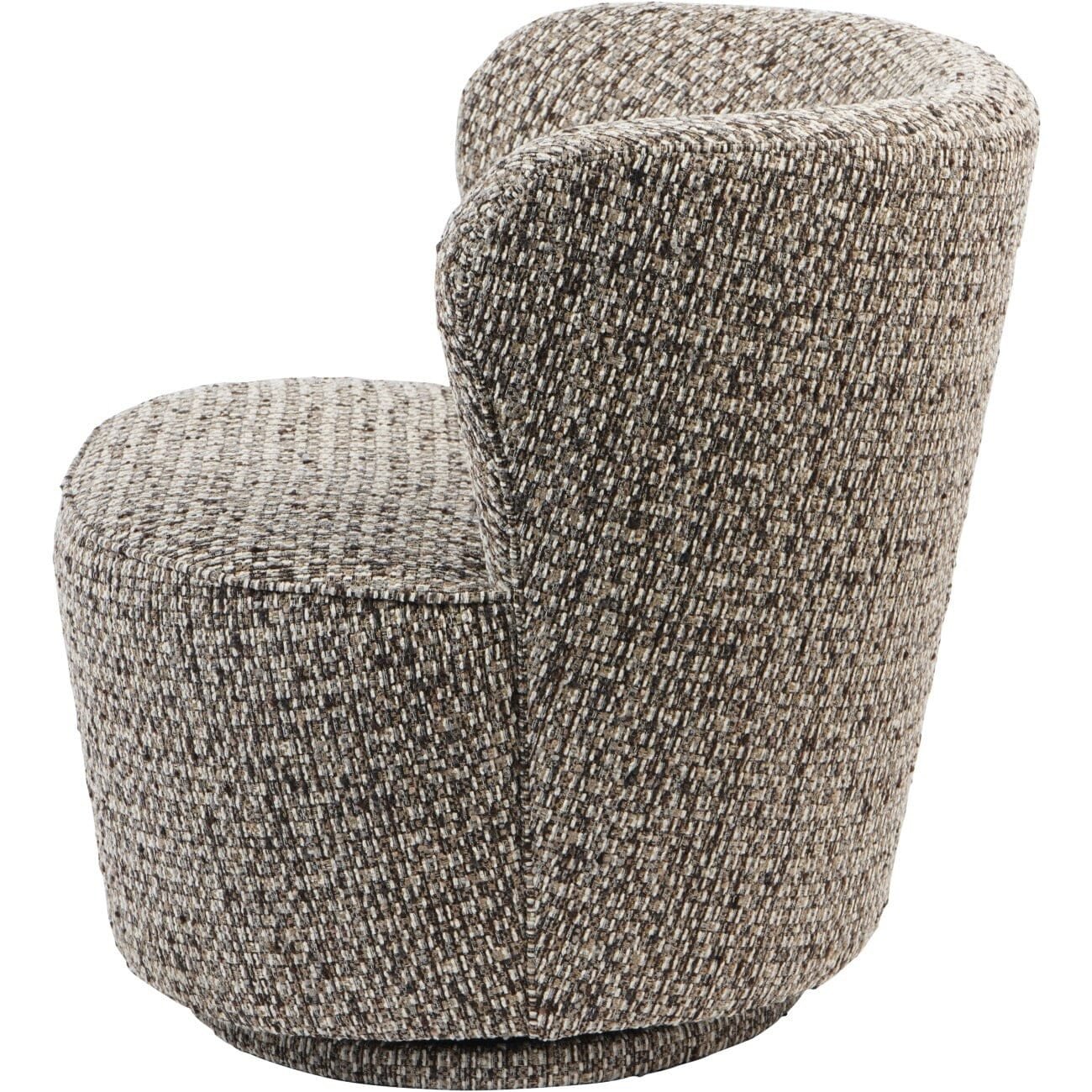Fjura Grey Speckled Textured Accent Chair