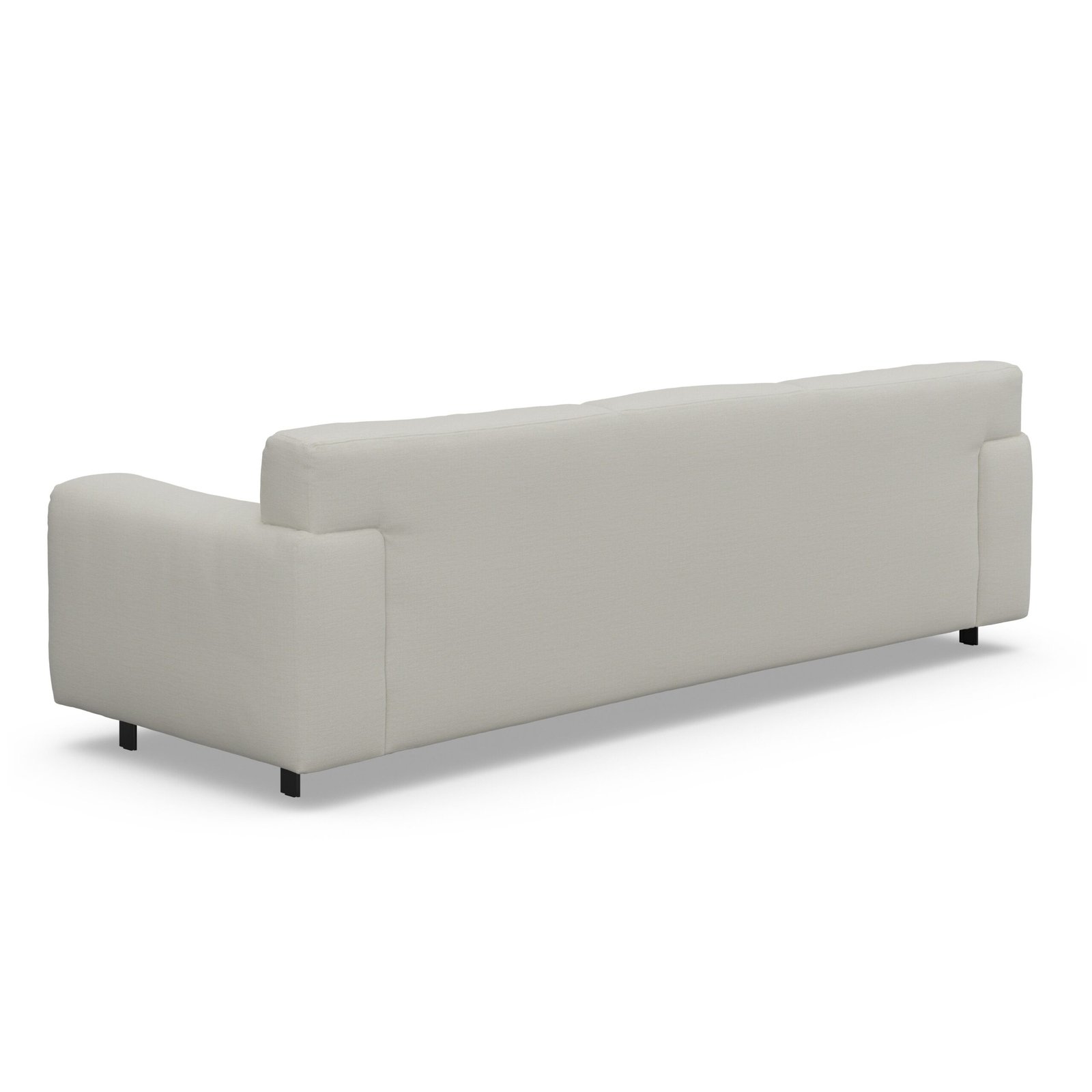 Freja Off White Textured 4 Seater Sofa