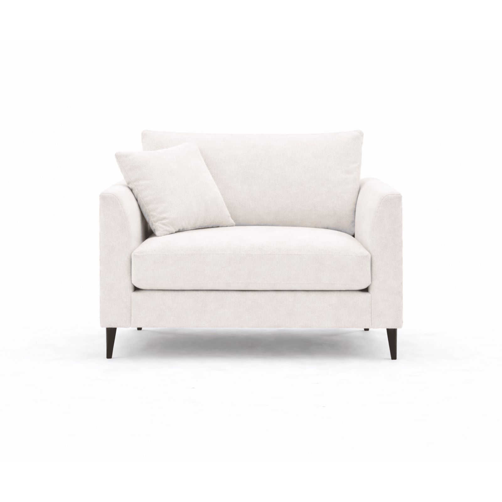 Genevieve Cream Velvet Love Seat