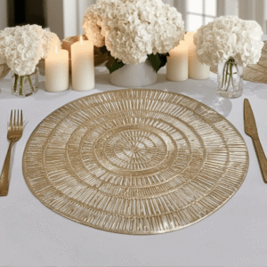 Georgina Gold Textured Placemat