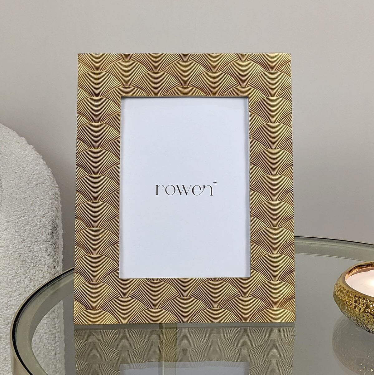 Gold Art Deco Photo Frame- 5x7"