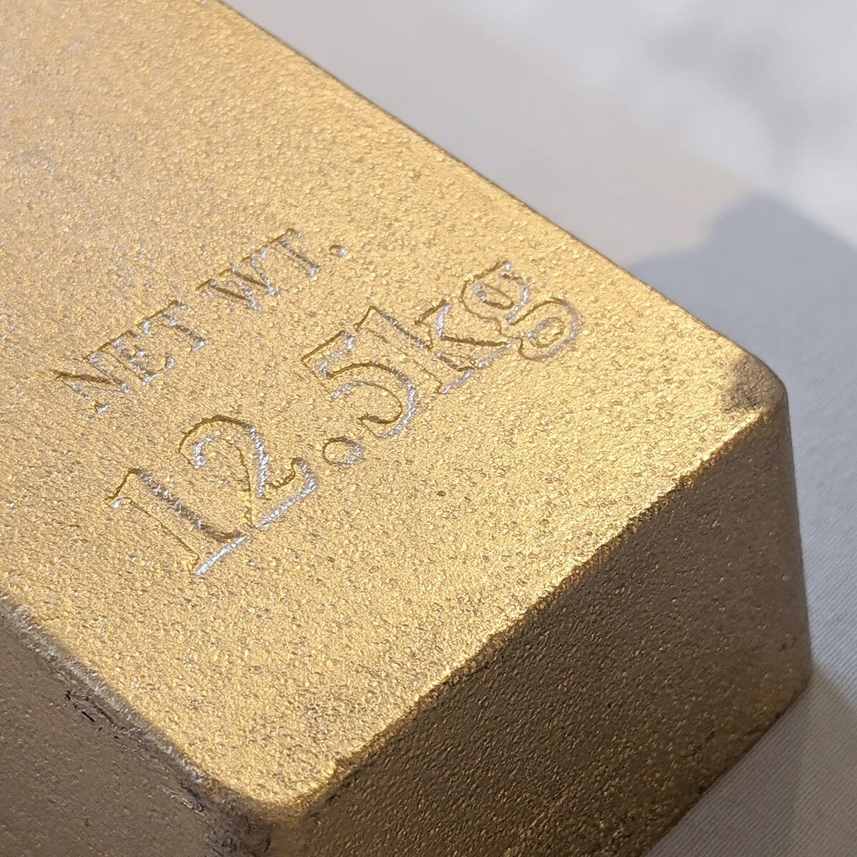 Gold Bar Decorative Paperweight Ornament