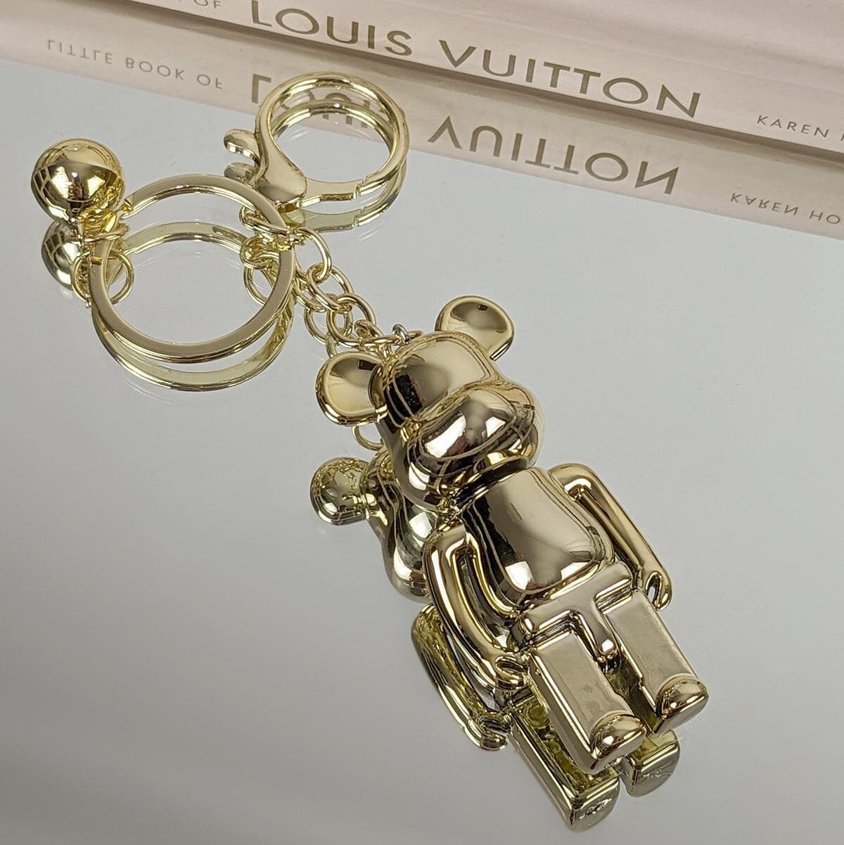 Gold Bear Keyring