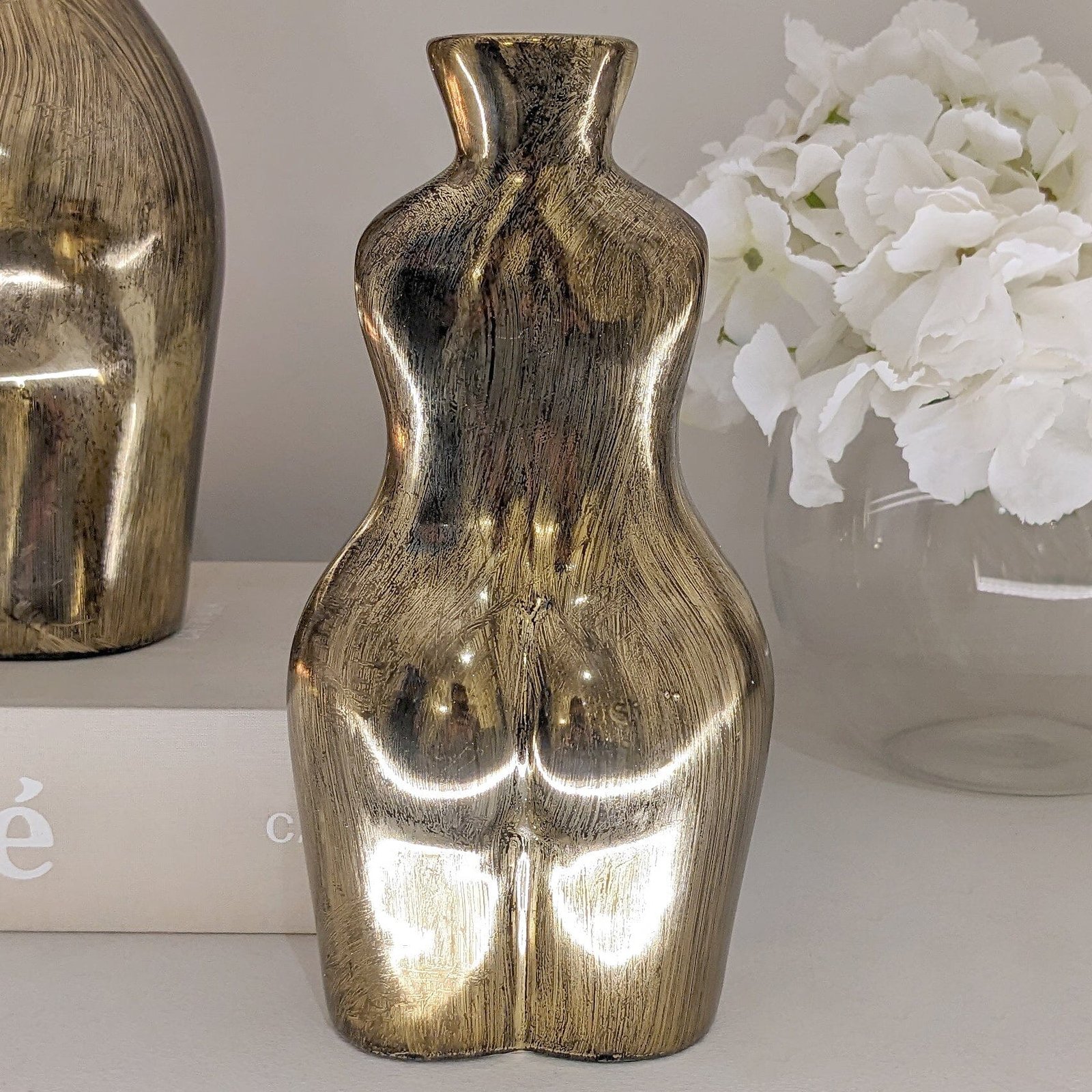 Gold Female Silhouette Vase