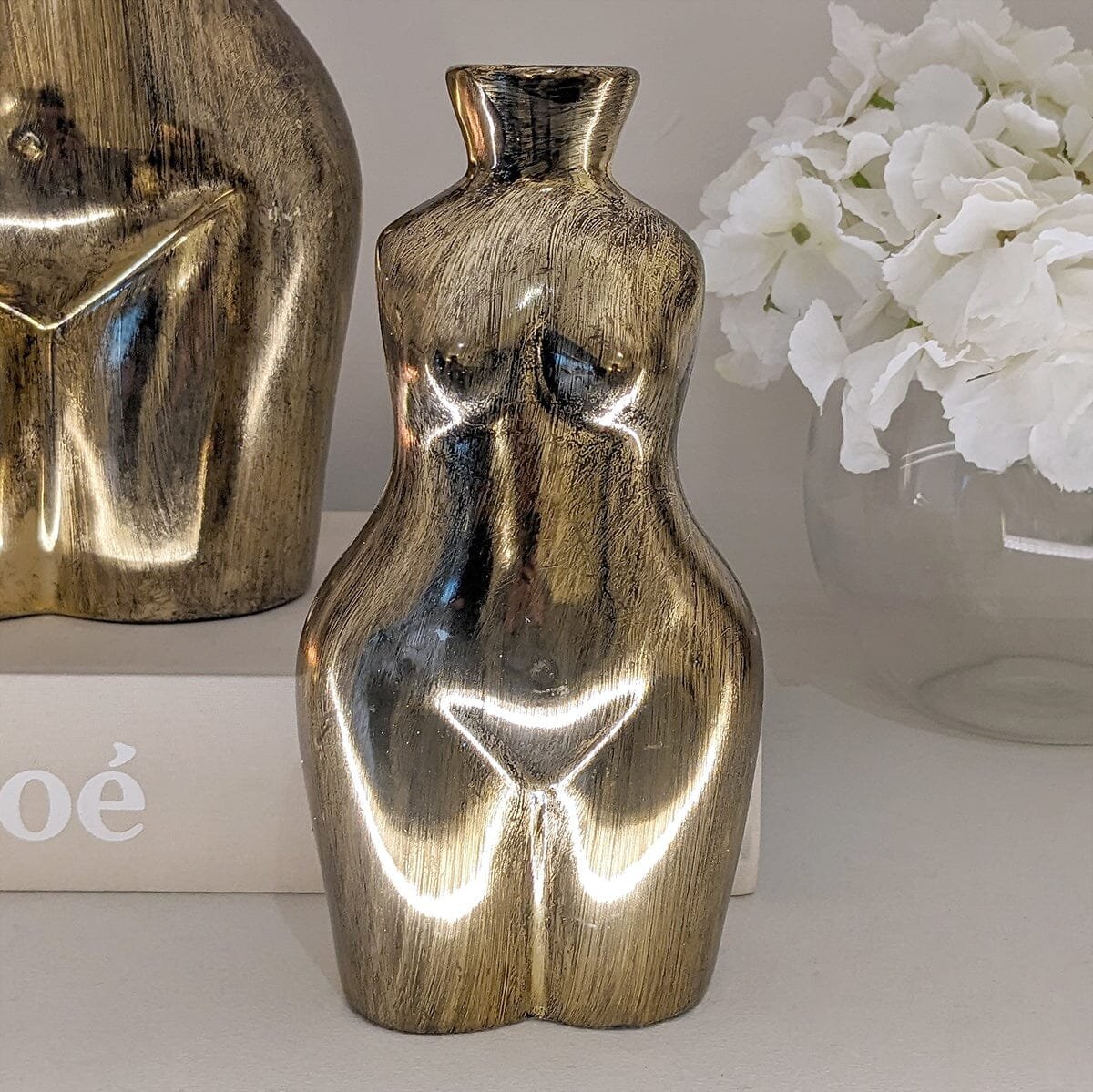 Gold Female Silhouette Vase
