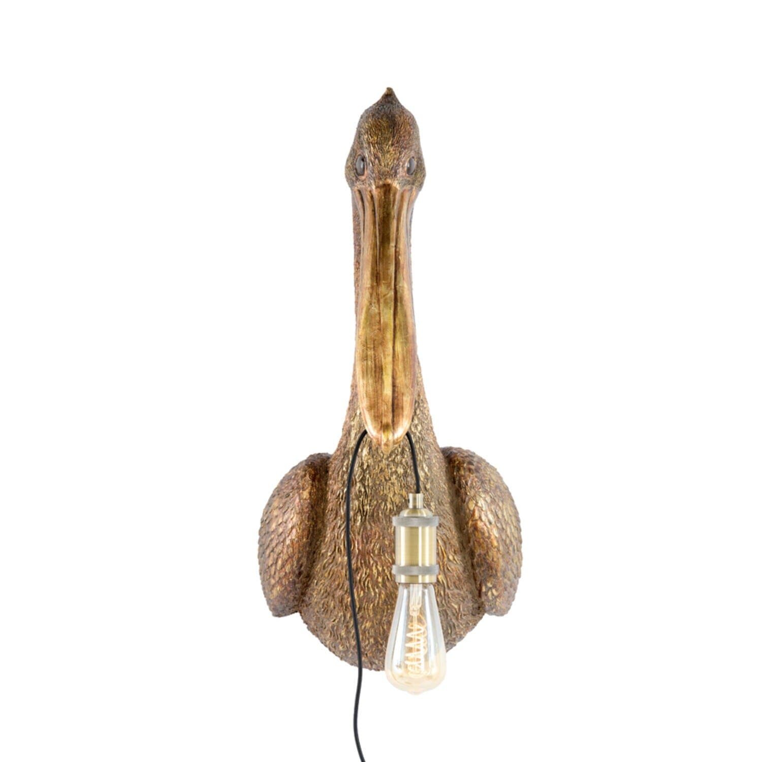 Gold Pelican Decorative Wall Light