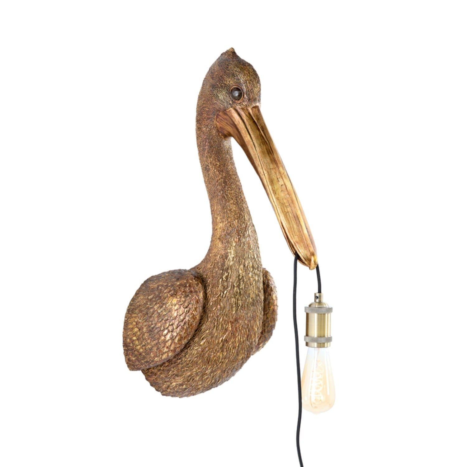 Gold Pelican Decorative Wall Light