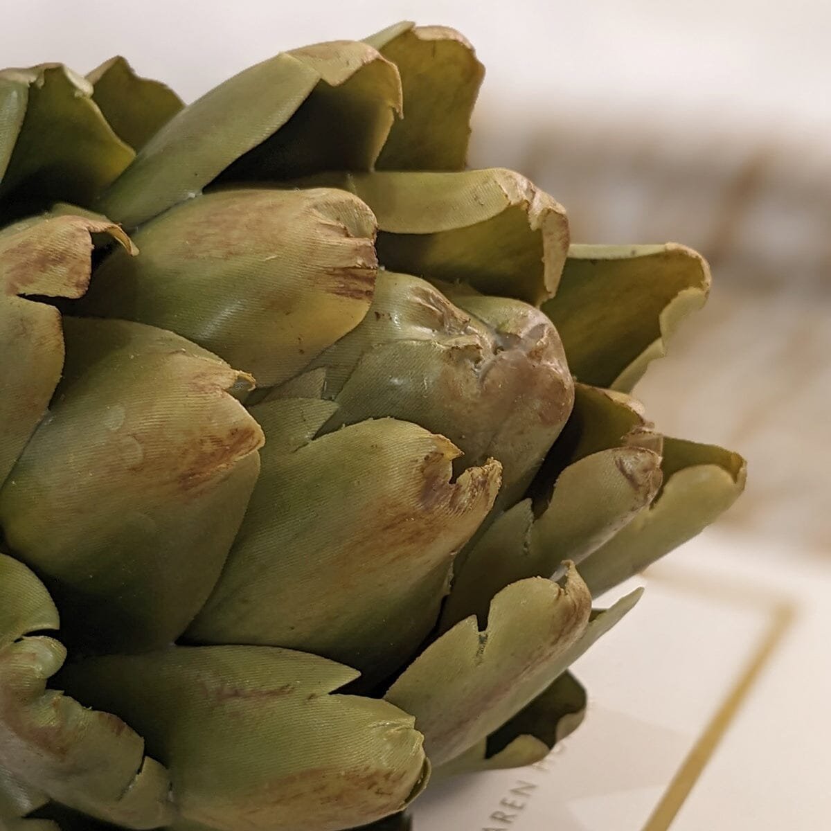 Green Decorative Artichoke Ornament