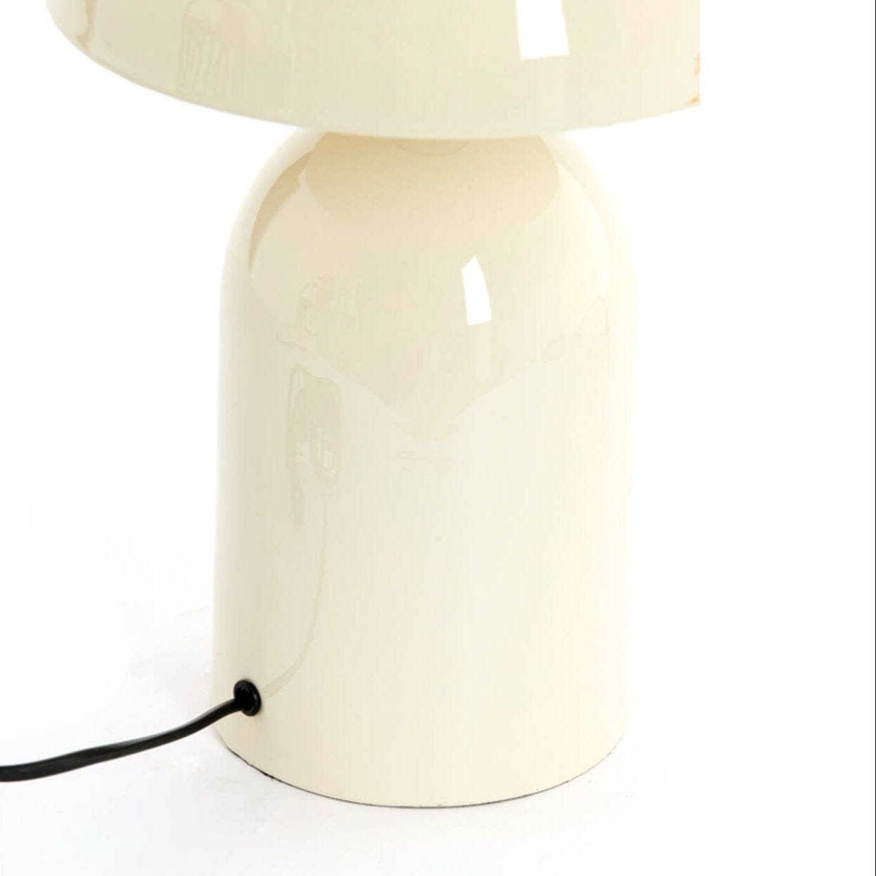 Halo Cream Retro Table Lamp