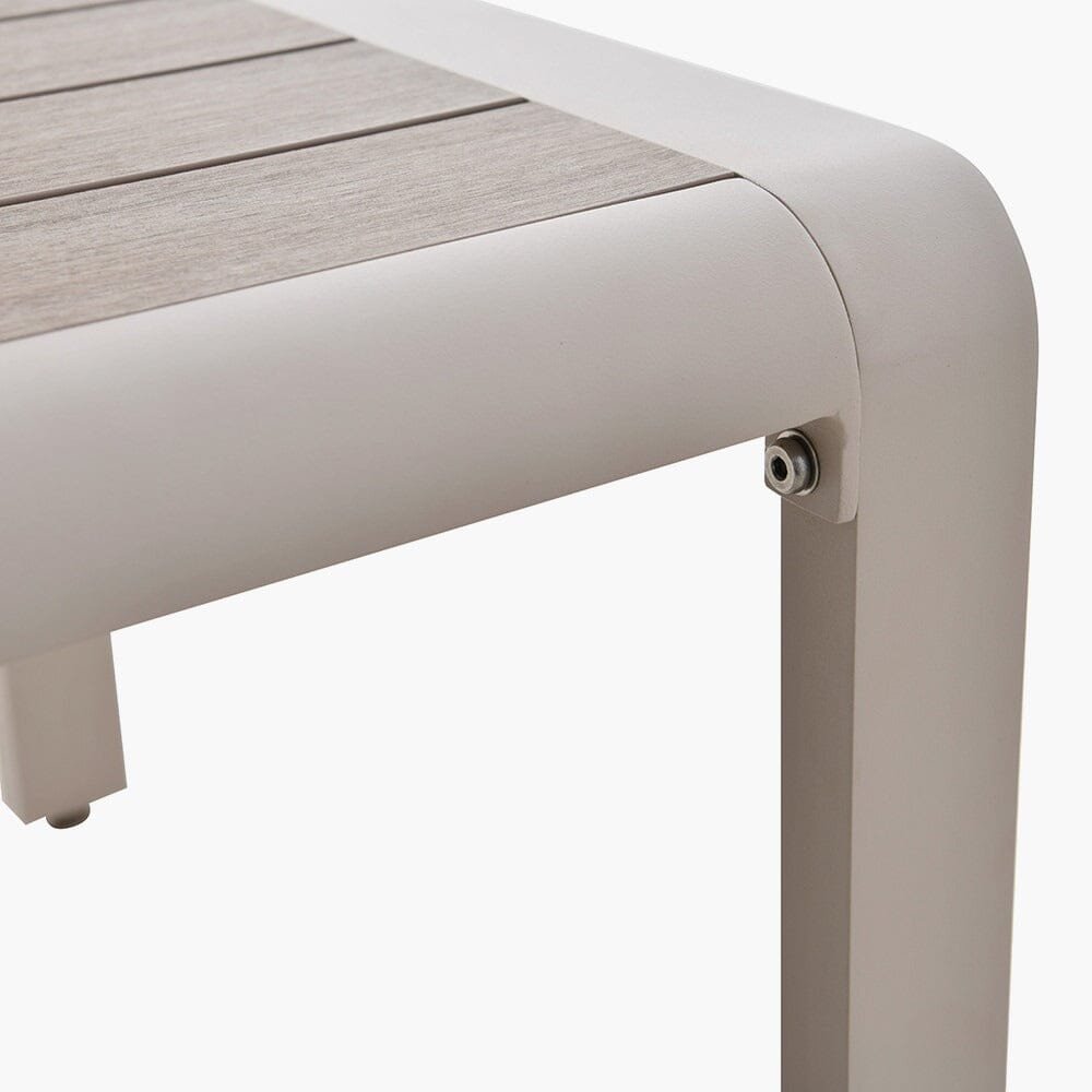 Hawaii Cream & Taupe 4 Piece Outdoor Lounge Set