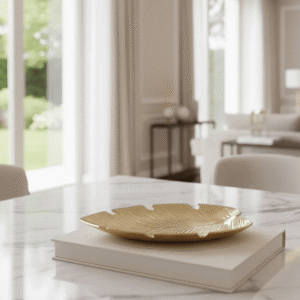 Hesille Gold Leaf Decorative Dish