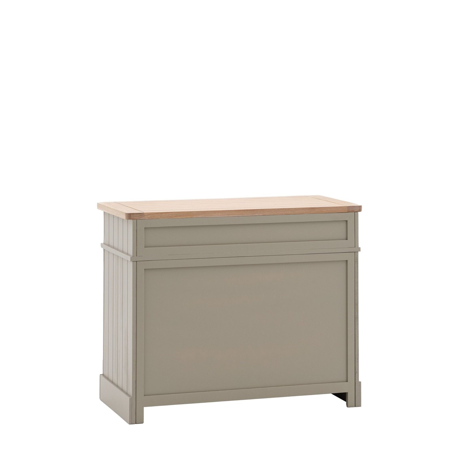 Highclere Sage Green Painted 2 Door Sideboard with Oak Top