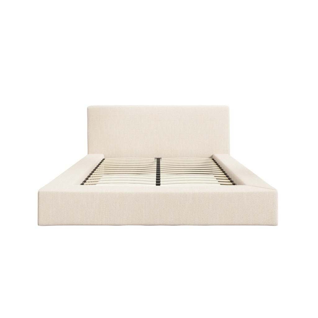 Hudson White Twill Super Soft Bed