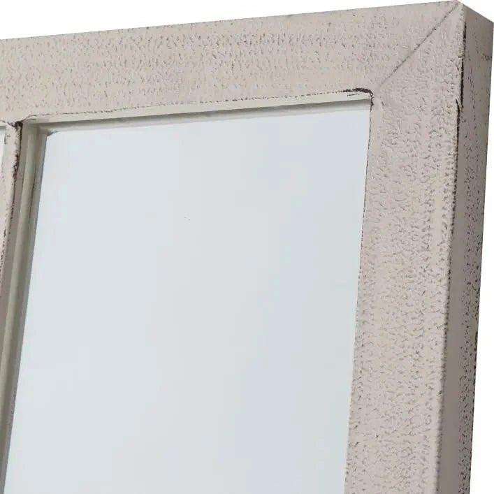 Hvar White Patterned Outdoor Mirror