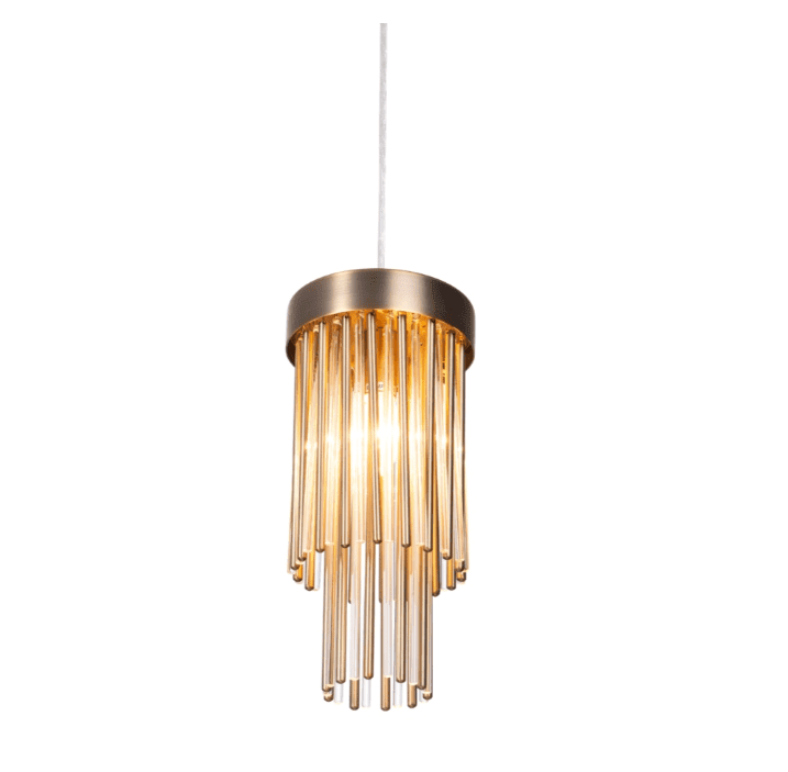 In Stock - Felicity Antique Brass Luxury Ceiling Pendant
