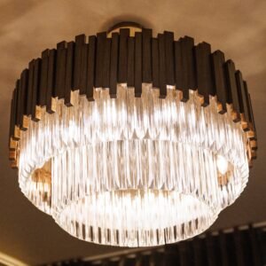 In Stock - Legacy Premium Bronze & Glass Large Chandelier