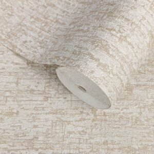 Inaya Cream & Beige Textured Wallpaper