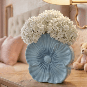Indra Blue Flower Decorative Vase