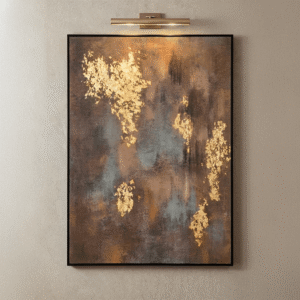 Ines Gold Foil Abstract Wall Art