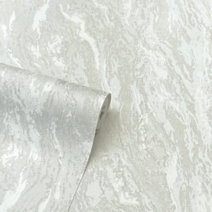 Inglot Cream Marble Patterned Textured Wallpaper