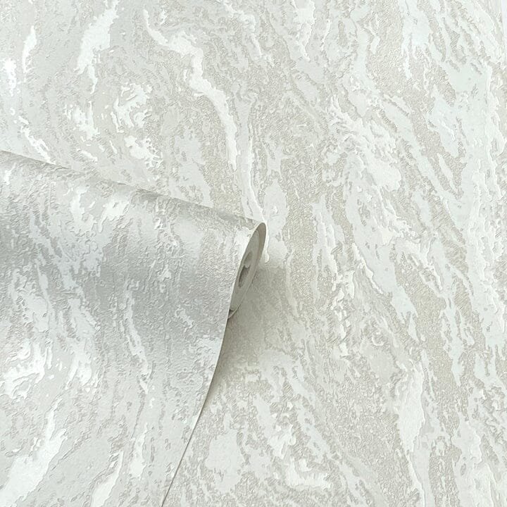 Inglot Cream Marble Patterned Textured Wallpaper